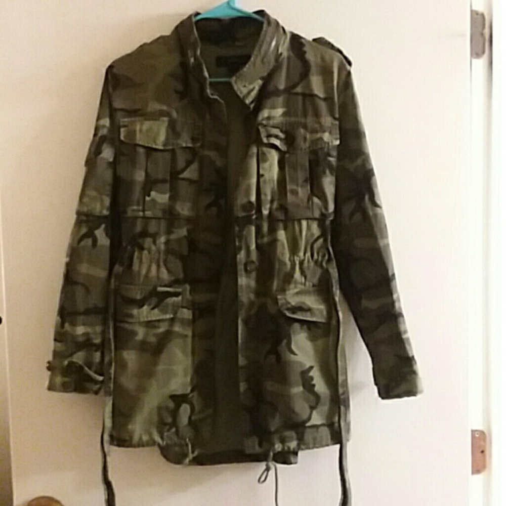 Camo Denim Parka